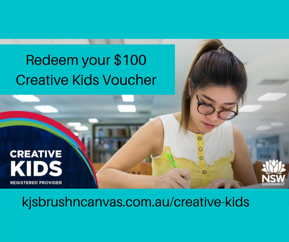Redeem your $100 Creative Kids Voucher kjsbrushncanvas.com.au_creative-kids