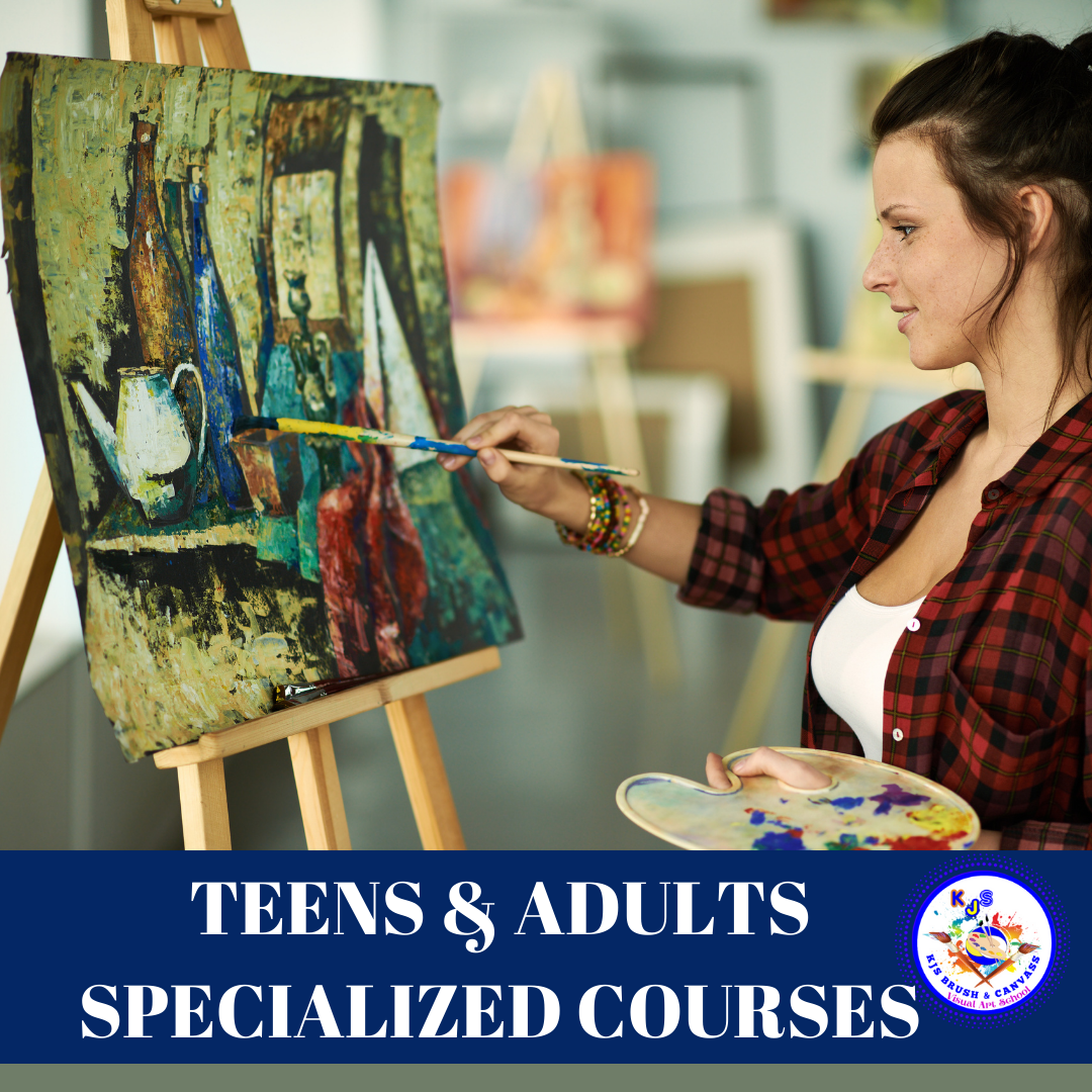 TEENS & ADULTS SPECIALIZED COURSES -ACRYLIC PAINTING COURSE